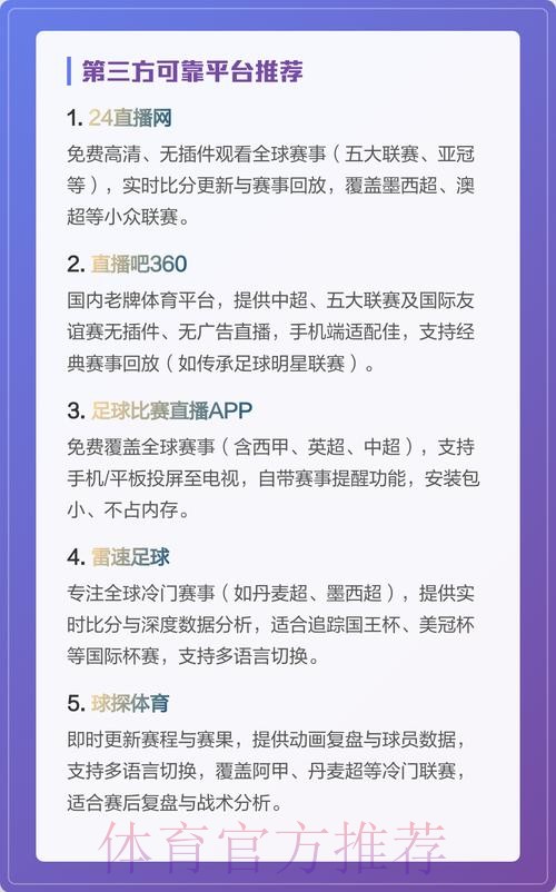 世界杯直播排行热门平台推荐 世界杯直播排行热门平台推荐